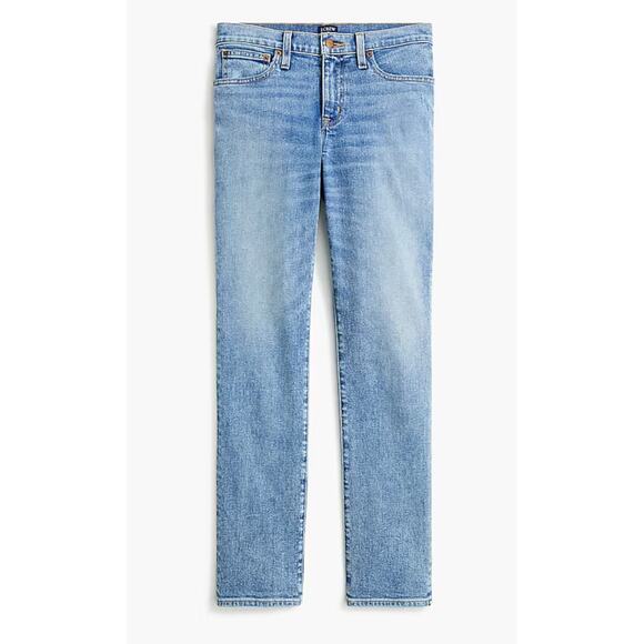 J.Crew | Light Rinse Slim Boyfriend Jeans | 35 Waist / Size 18 - Picture 1 of 6